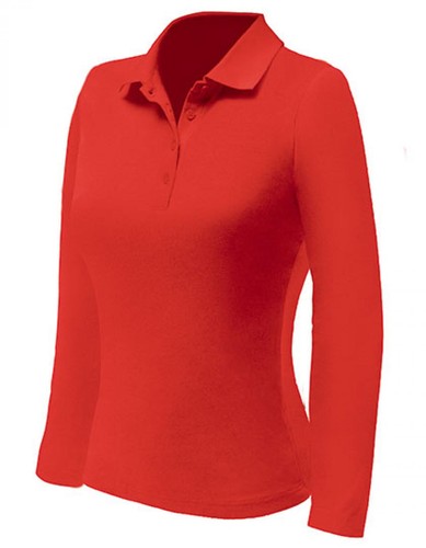 Woman longsleeve poloshirt - woman,