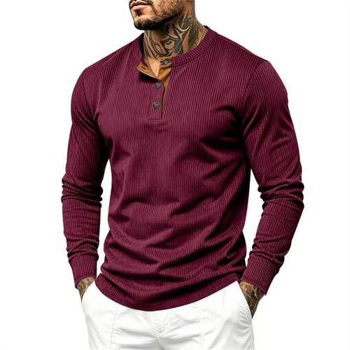 Herren henley hemd - herren,