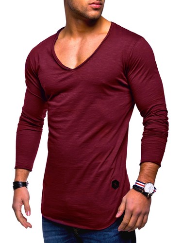 Herren longsleeve longline - herren,