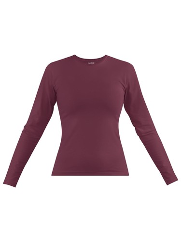 Damen basic langarmshirt - damen,
